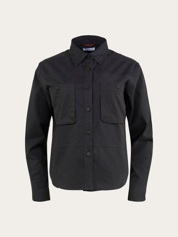 Buy Outdoor twill shirt - Burned Olive - from KnowledgeCotton Apparel®