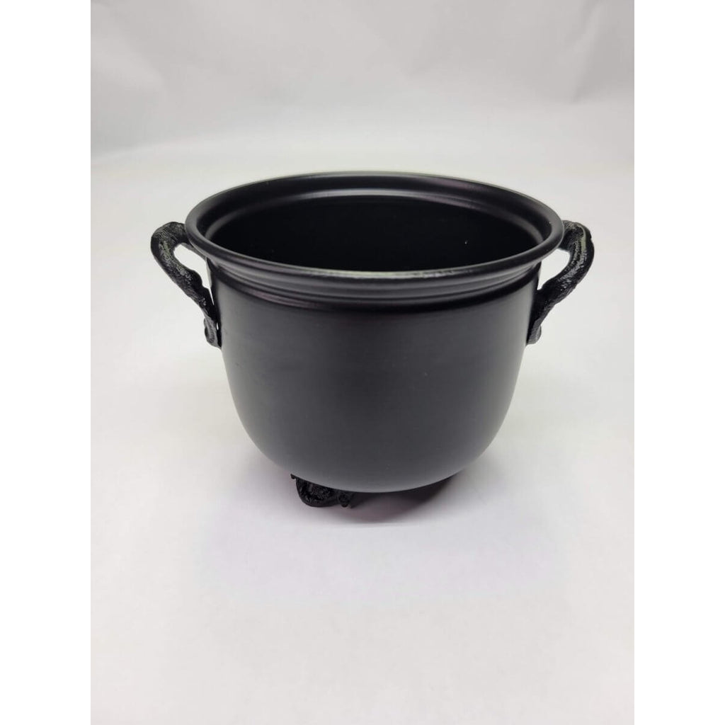 Cast Iron Cauldron with Handle - Incense Burner, Candle Holder, Smudge Pot