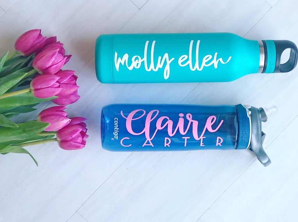 Contigo Kids Water Bottle Decals/ Decal DIY, Water Bottle Sticker, Water  Bottle Decal, Name Sticker, Name Label/ Back to School Decals 