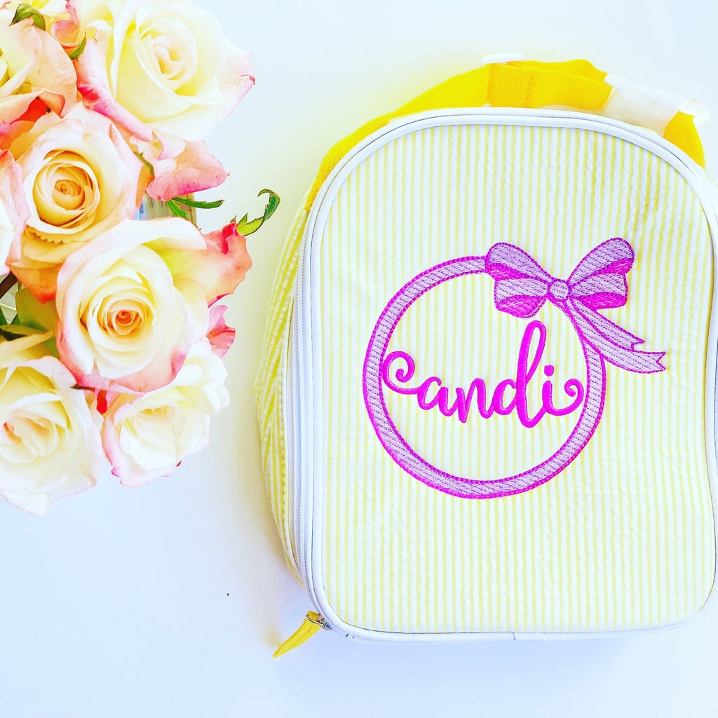 Kids Personalized Monogrammed Lunch Box Children's Insulated Lunch