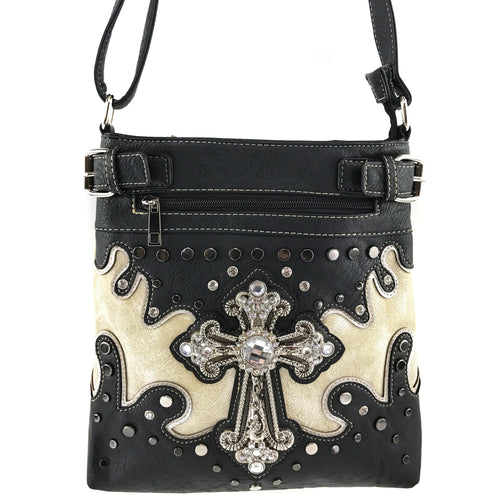 Jasmine Mini Wallet Croc Crossbody- Black or Burgundy — DazzleBar