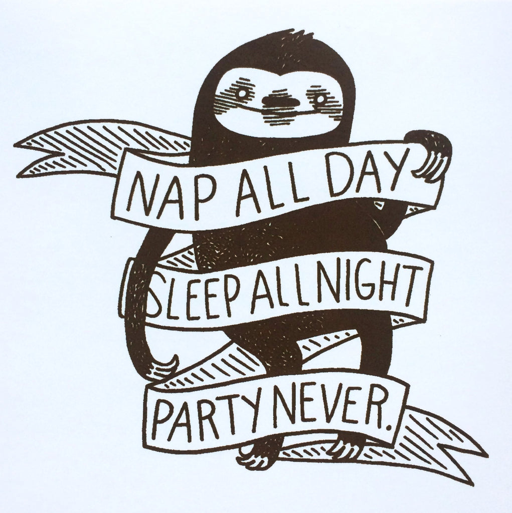 Image result for sleep all day party never