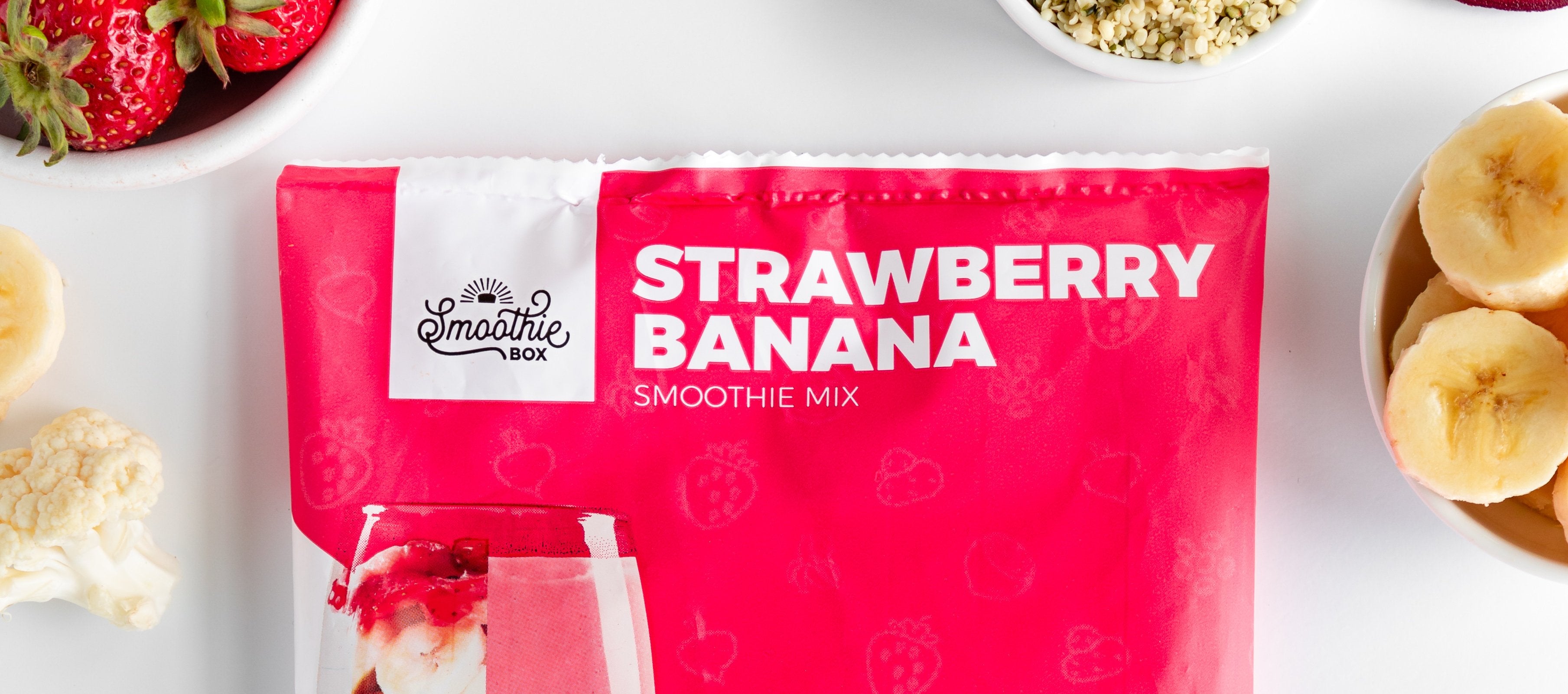 Strawberry banana pouch