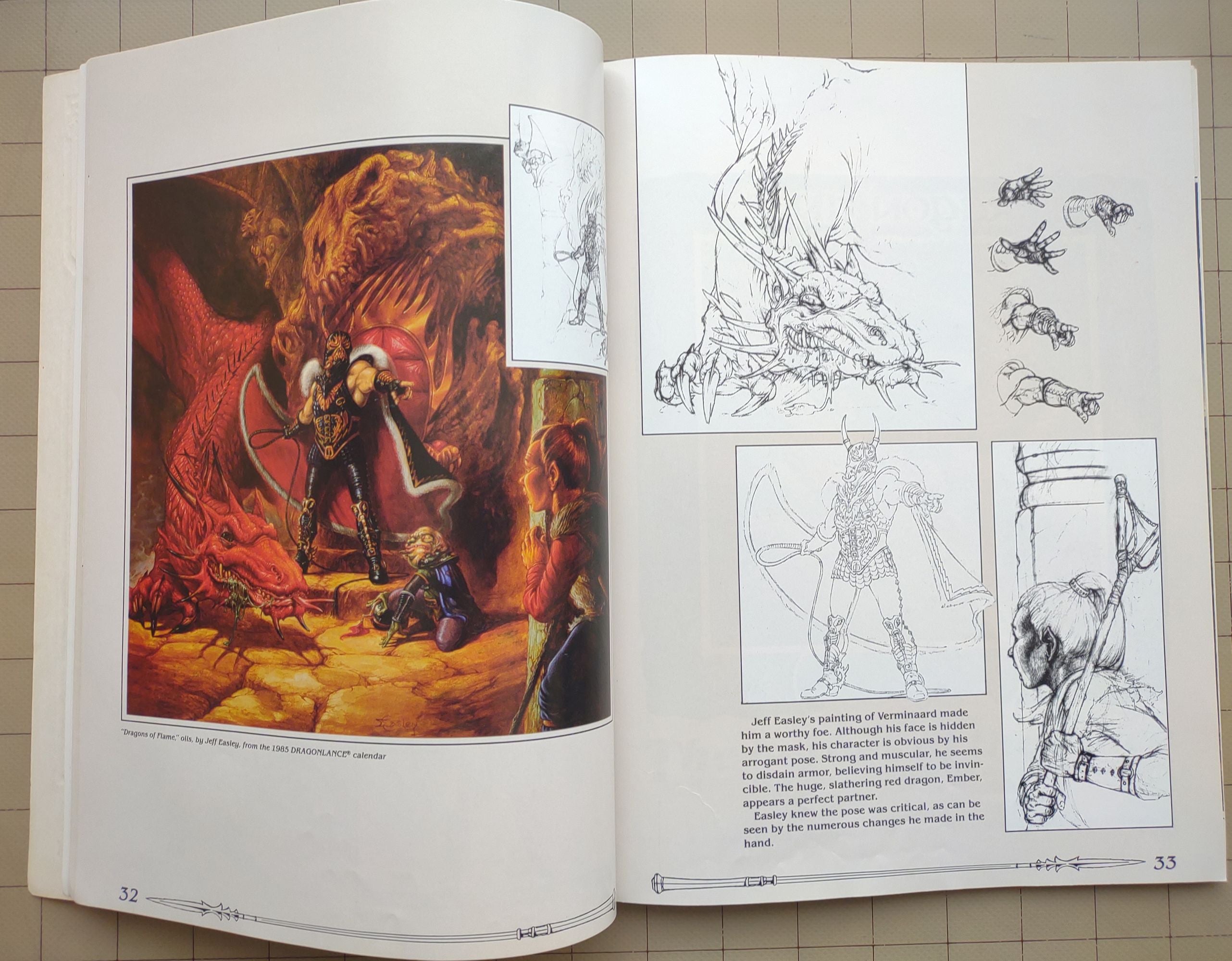 Art of the DragonLance Saga Softover TSR8447 A Vintage First Print TSR Art  Book Based on the Works of Tracy Hickman & Margaret Weis, Good/Good