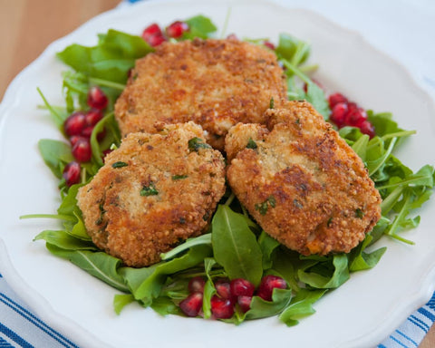 recette galette courge butternut quinoa