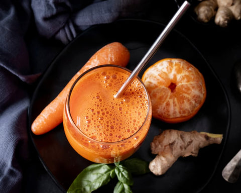 jus detox carotte orange gingembre