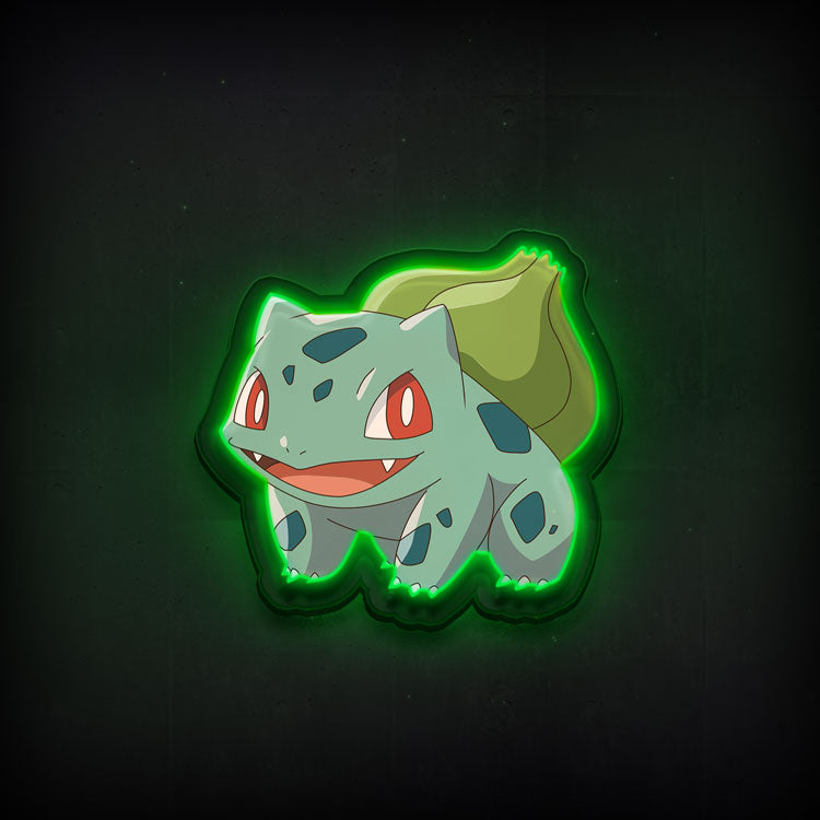 bulbasaur neon light