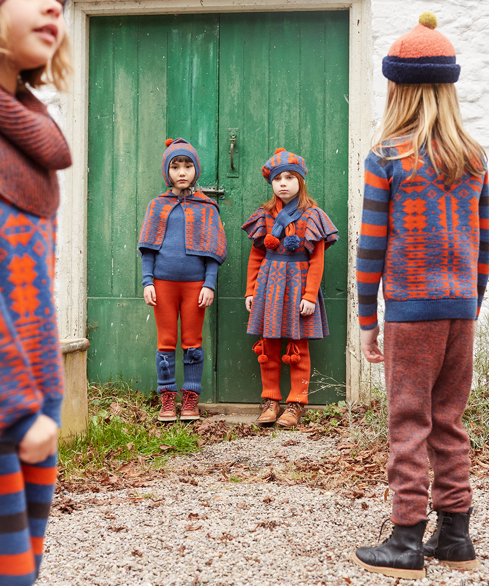 Mabli Knits Kids AW24 Eryri Denim Pumpkin 4 60e7651d efc8 4da5 b5d8 92f6ea53d65e
