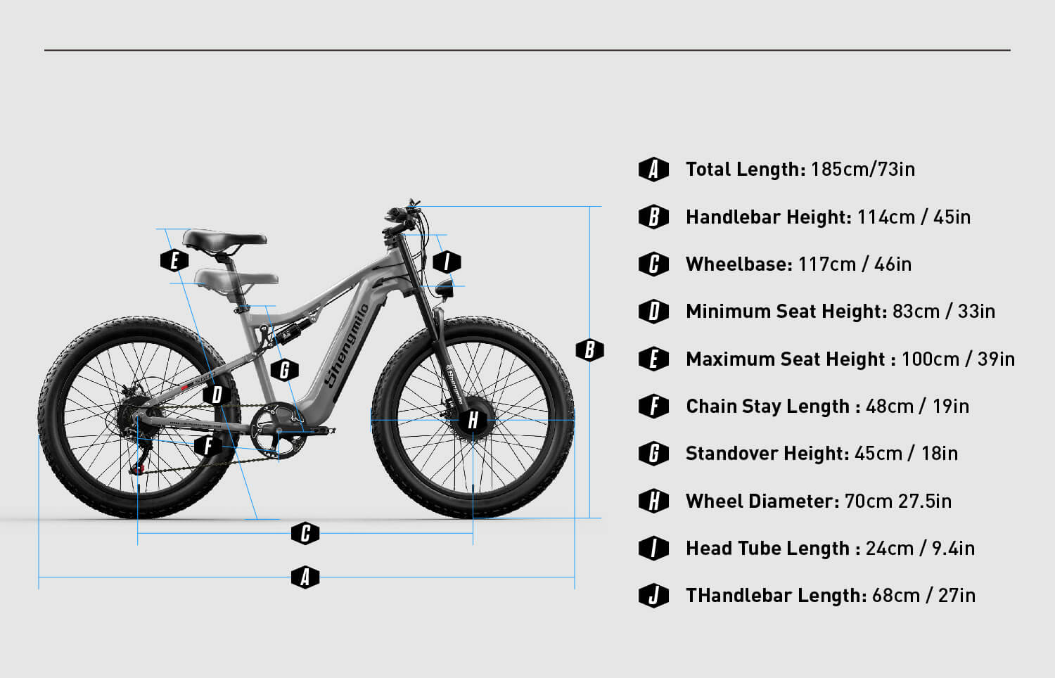 Shengmilo S600 specifications and dimensions reference