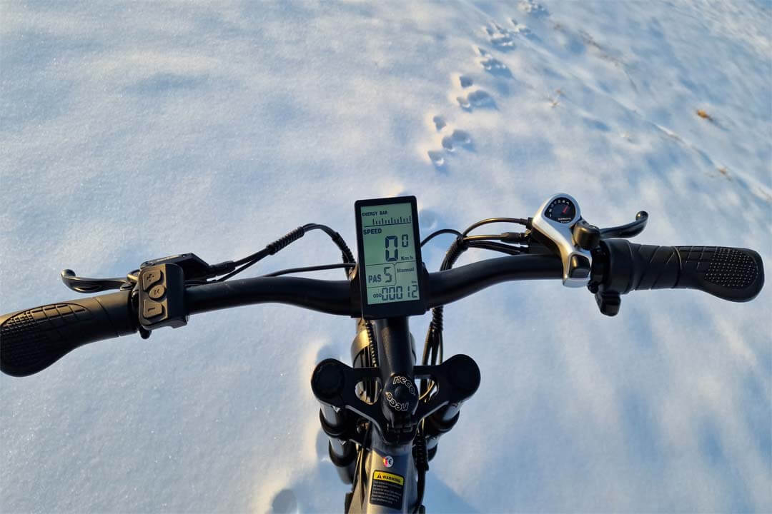 LCD display for e-bikes