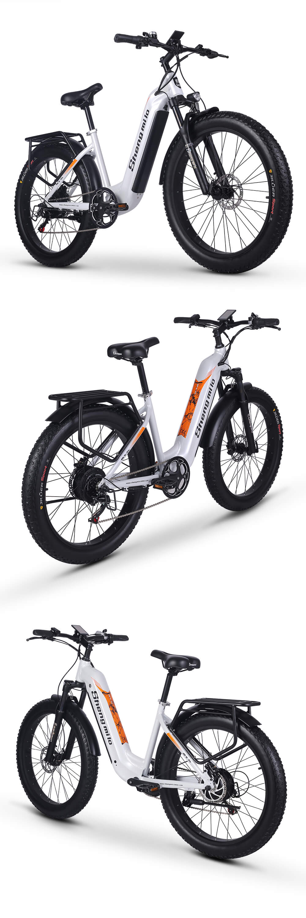 shengmilo MX06 electric bicycle 45° right view