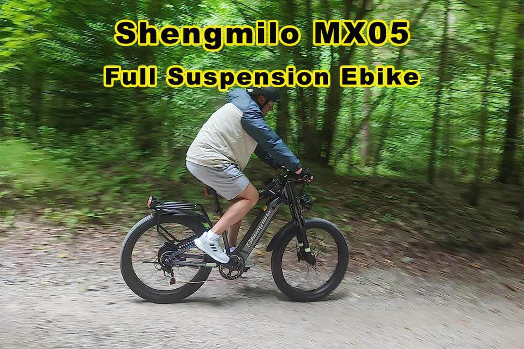 Kies de perfecte shengmilo mx05 volledig geveerde elektrische fiets voor kamperen en reizen.