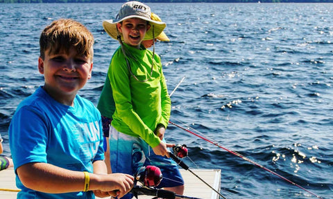 go fishing with the kids