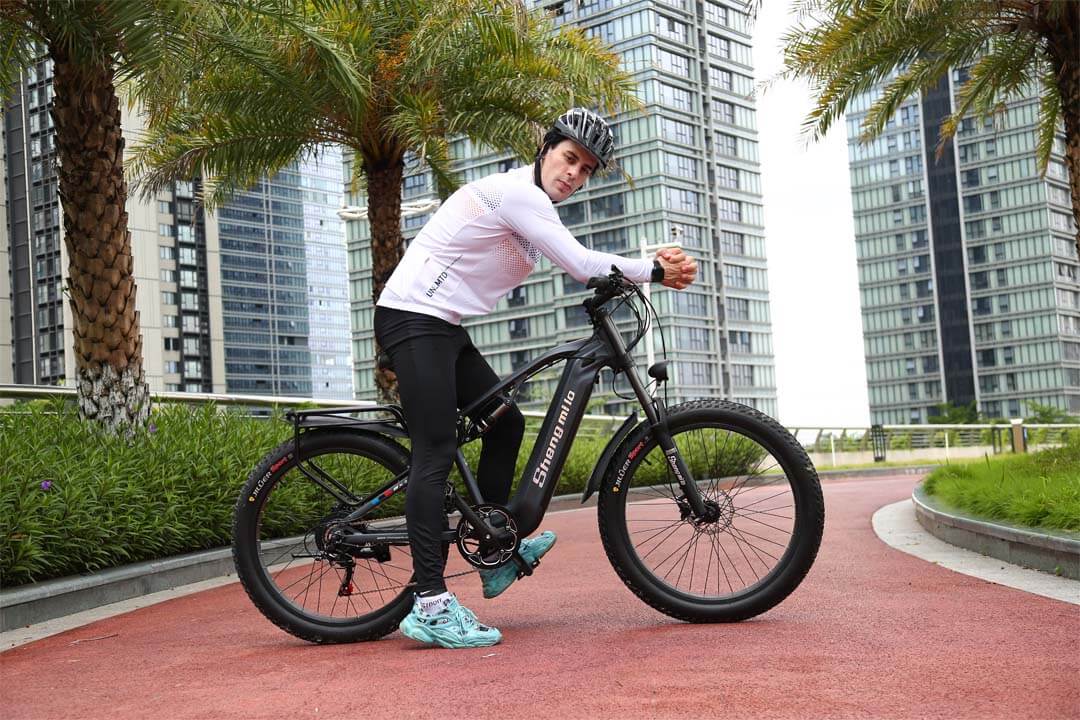 Stay in shape by riding an electric bike to work