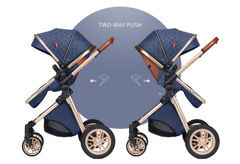 Two Way Facing 1. Facing the world: Give your baby a big world with high landscape.  2. Facing parents: Follow your baby's every move at any time.