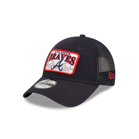 New Era ATLANTA BRAVES MLB REAR LOGO WOODLAND FORTY ADJUSTA - Cap