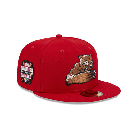 Atlanta Braves White Brown Corduroy 59Fifty Fitted Hat by MLB x New Era