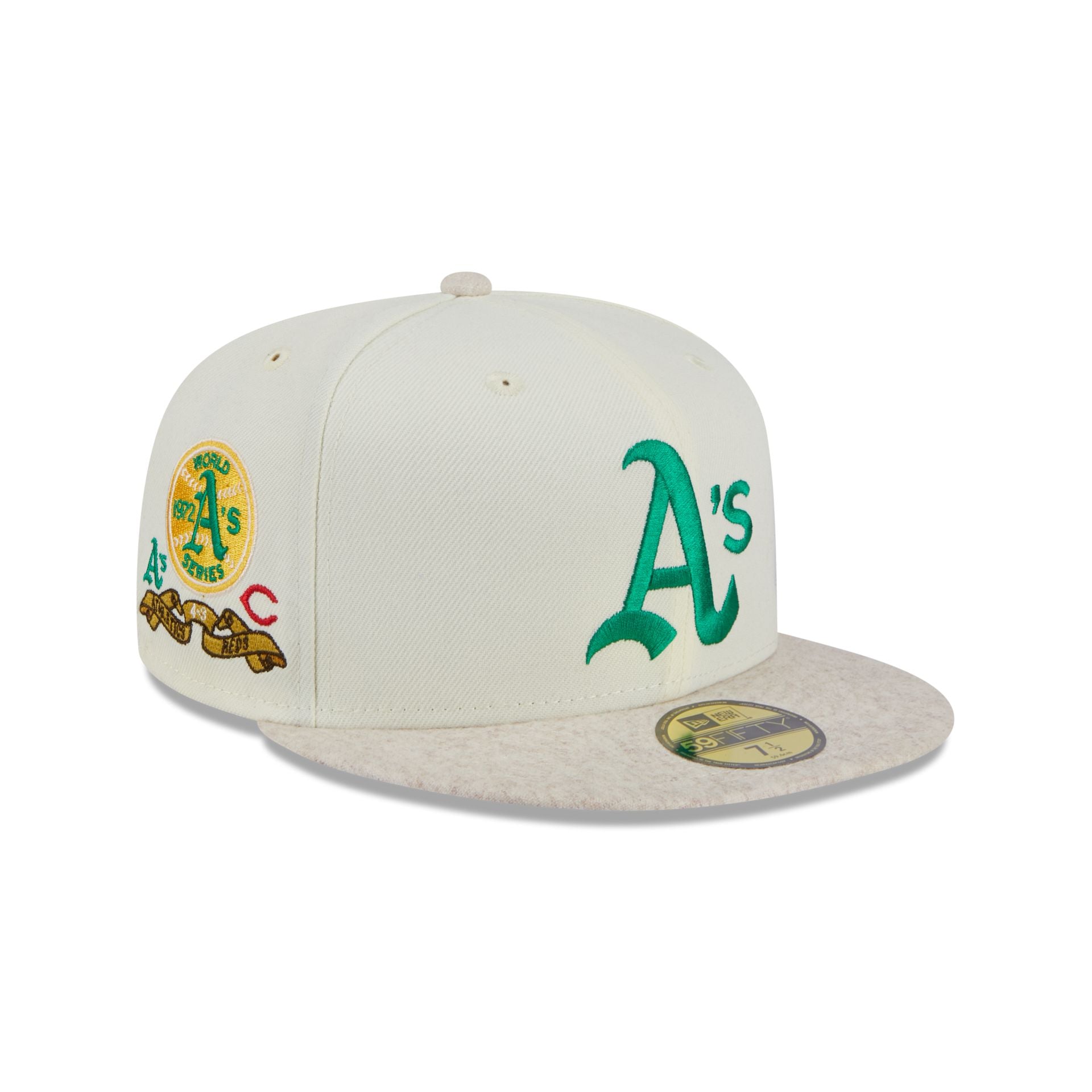 Oakland Athletics World Series Side Patch 59FIFTY Fitted Hat – New