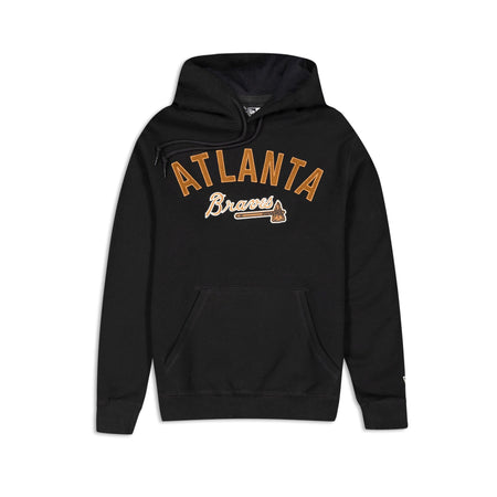 MLB Atlanta Braves Pullover Hoodie Sweatshirt Eastport Style Gray