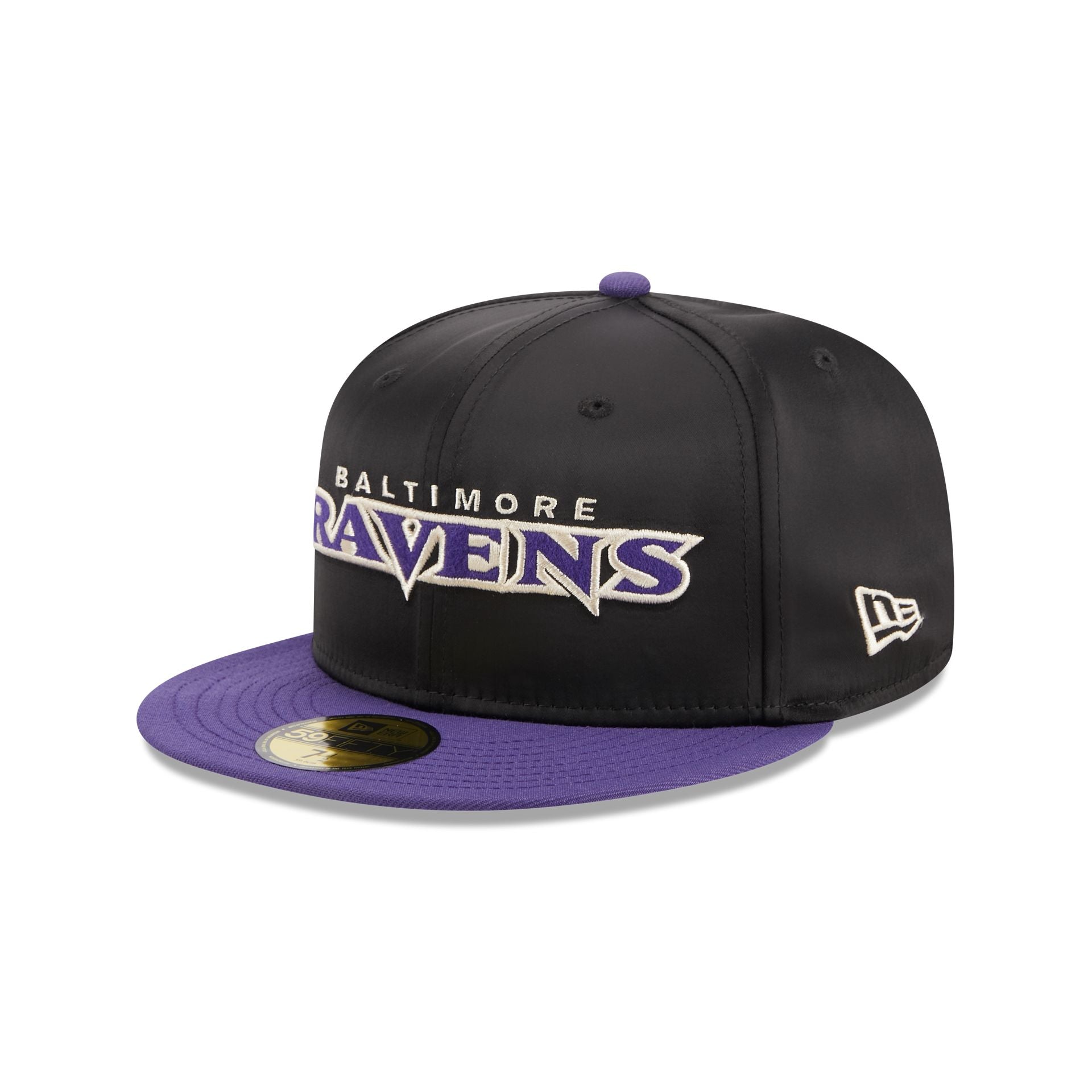 Baltimore Ravens Satin 59FIFTY Fitted Hat