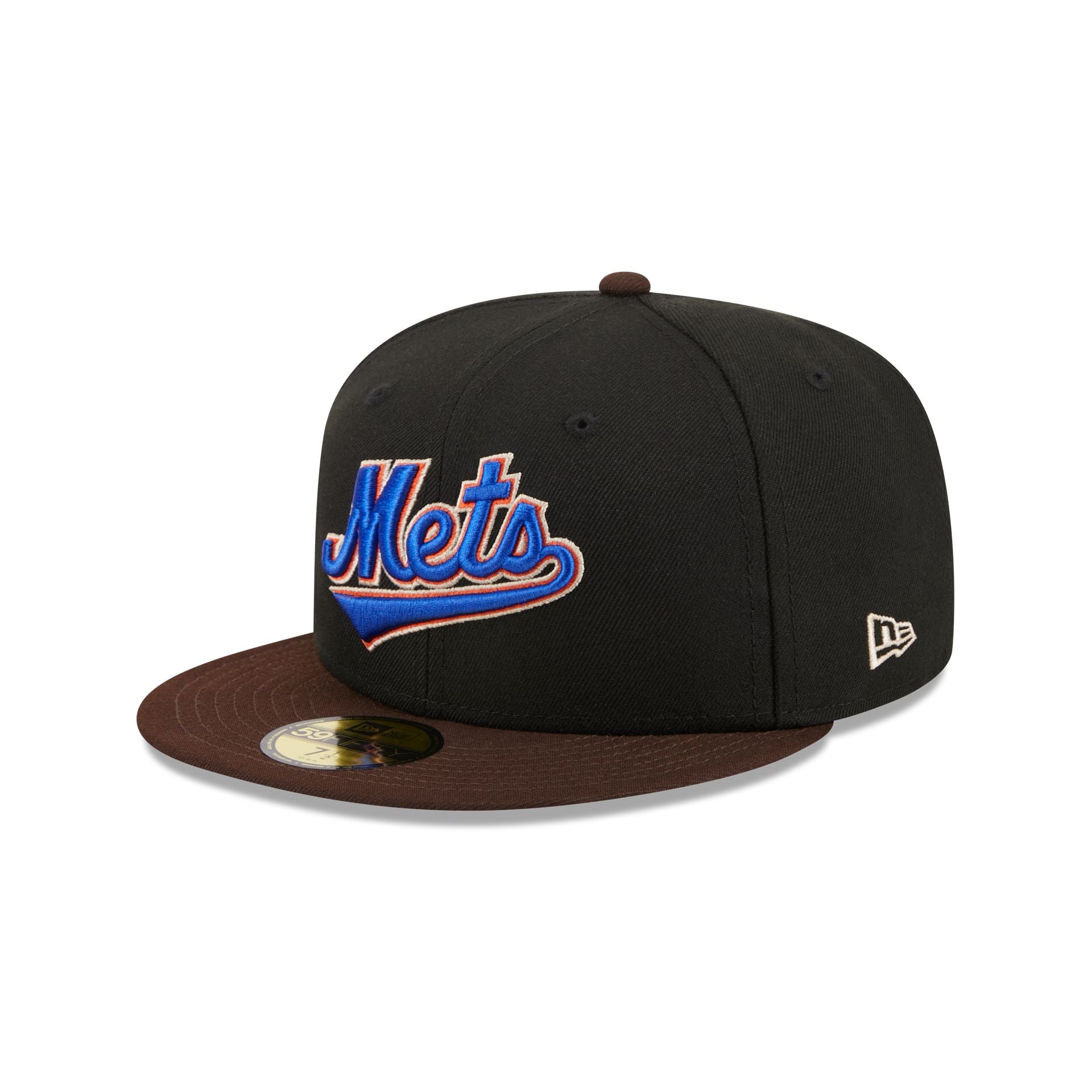 New York Mets Chocolate Visor 59FIFTY Fitted Hat