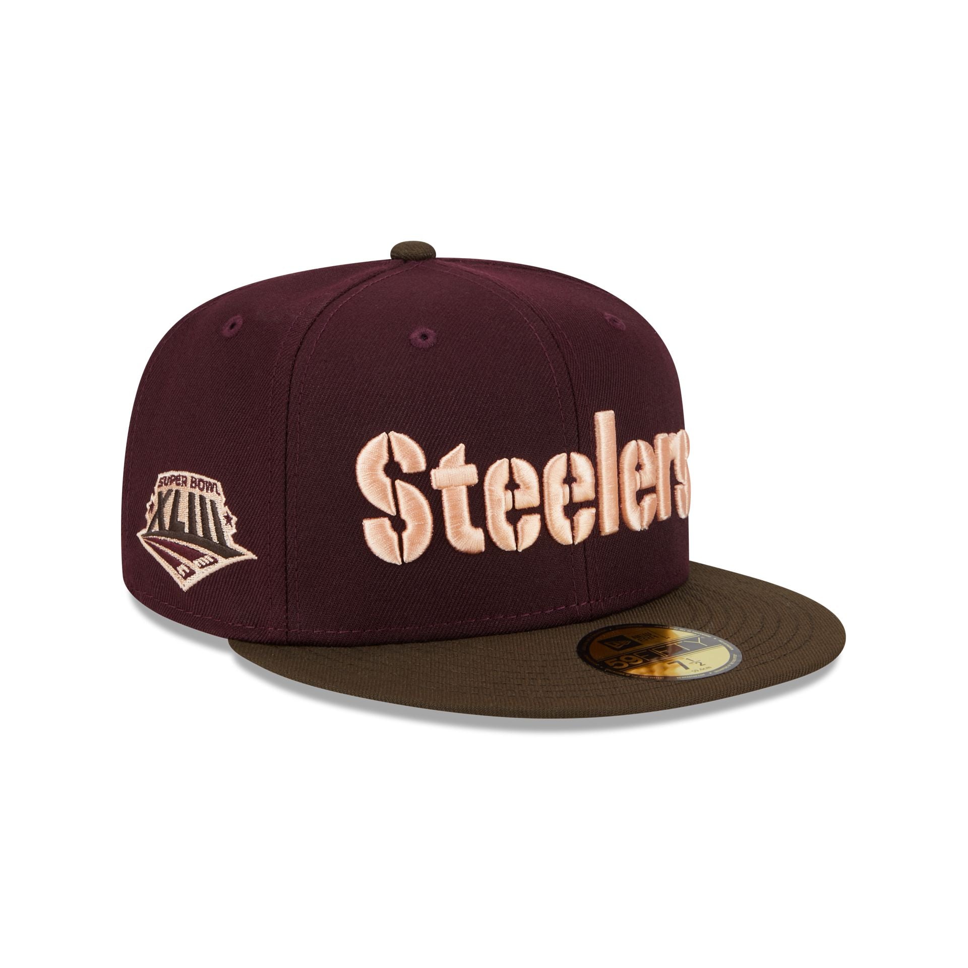 Pittsburgh Steelers Berry Chocolate 59FIFTY Fitted Hat