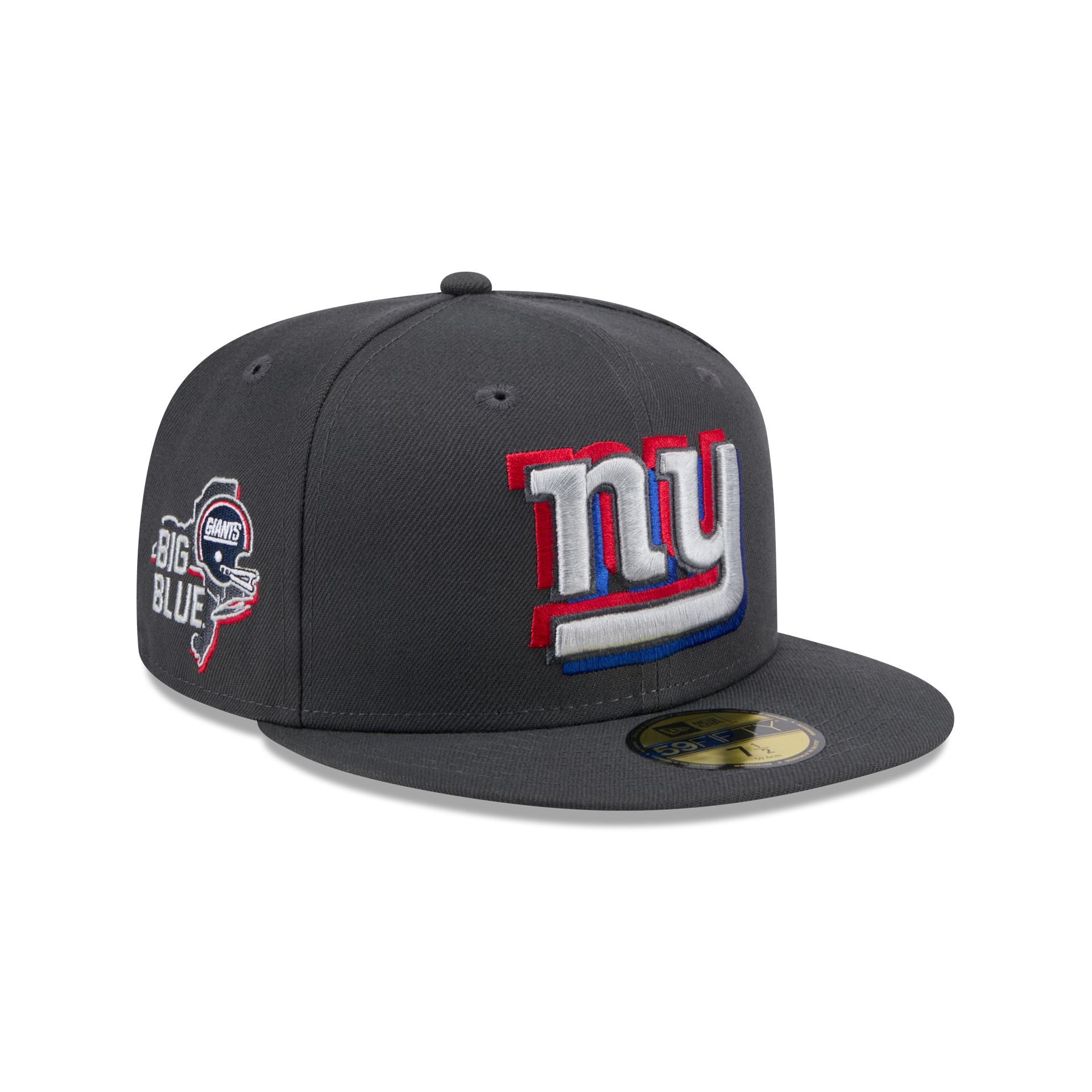 New York Giants 2024 Draft Gray 59FIFTY Fitted Hat