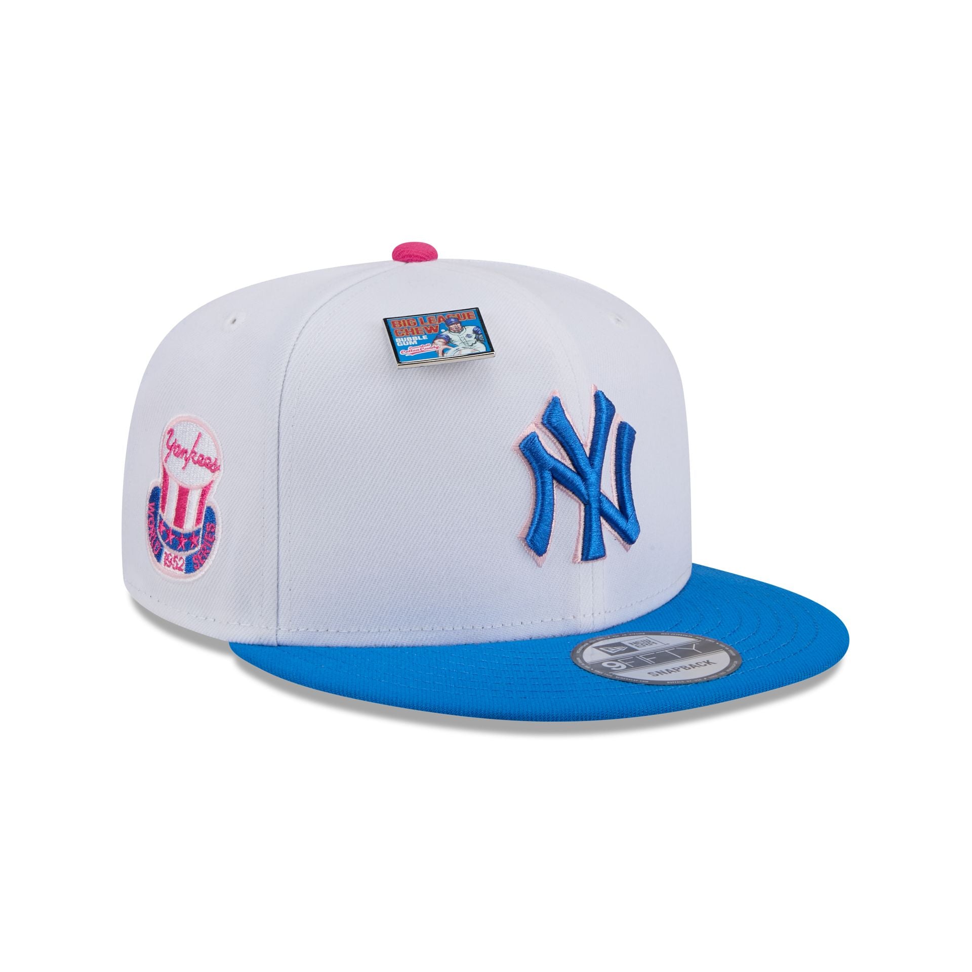 Big League Chew X New York Yankees Cotton Candy 9FIFTY Snapback Hat