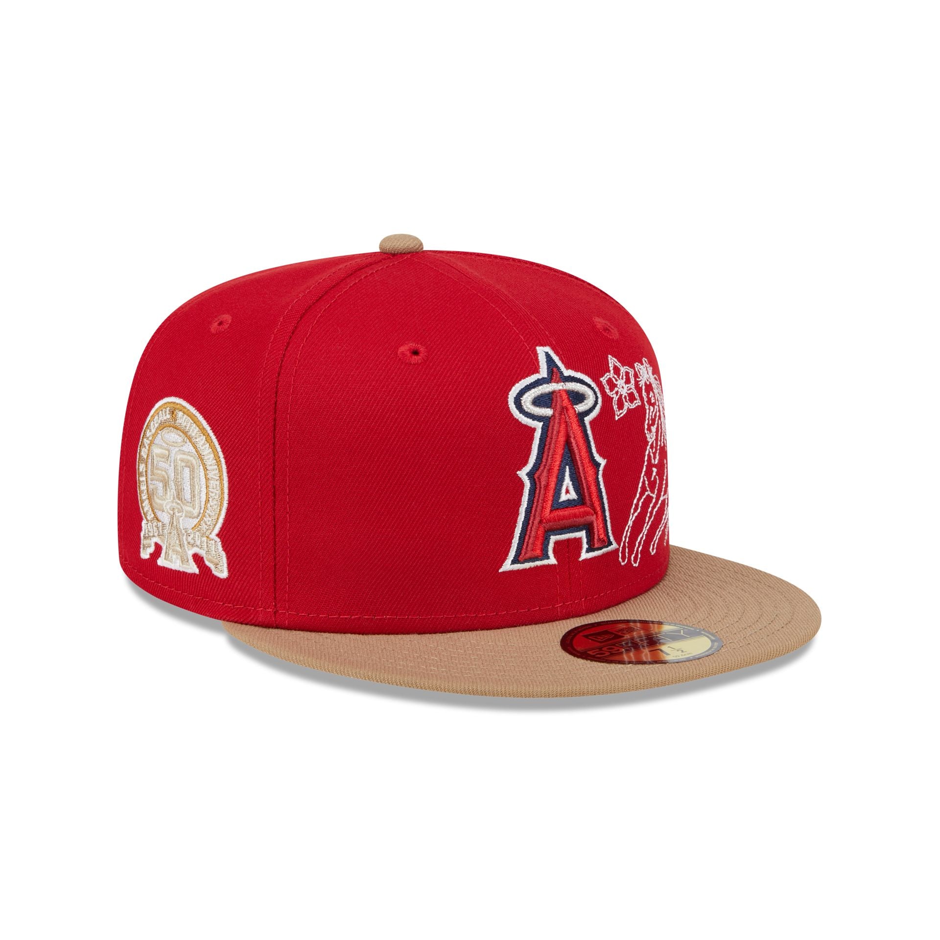 Los Angeles Angels Western Khaki 59FIFTY Fitted