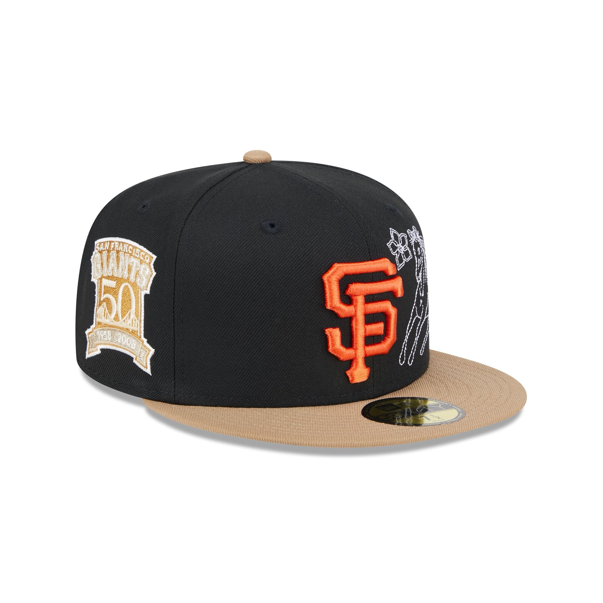 San Francisco Giants Western Khaki 59FIFTY Fitted