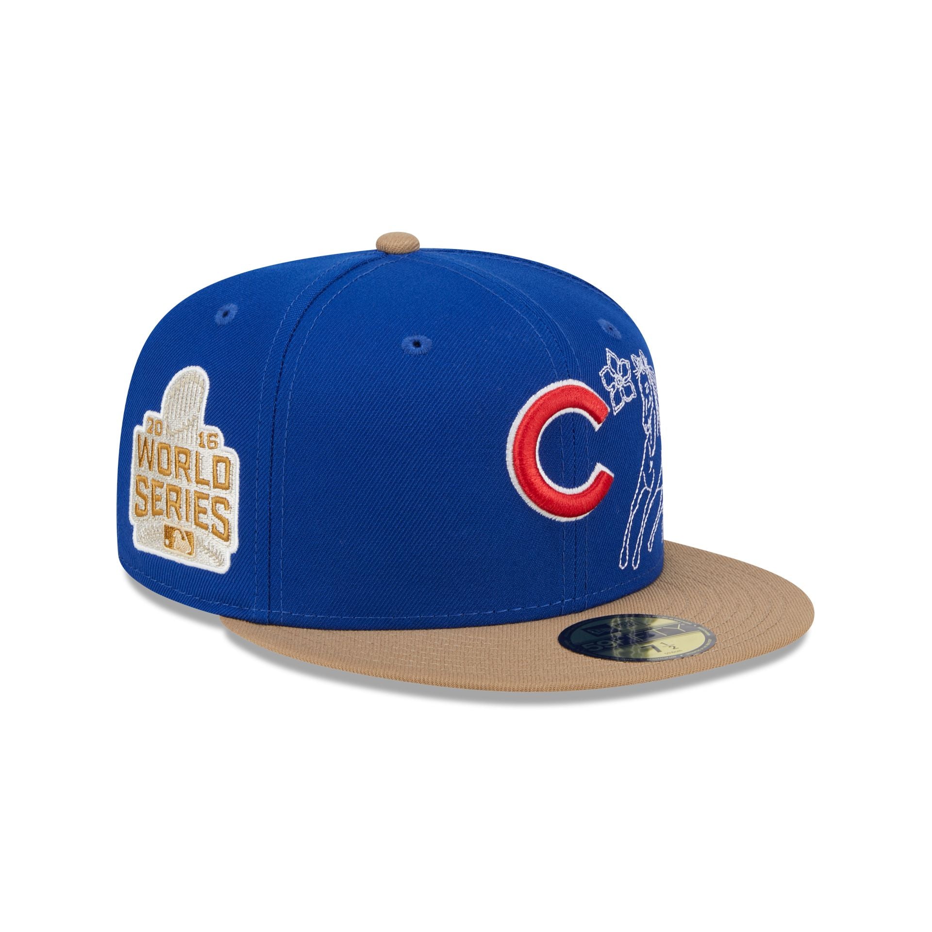 Chicago Cubs Western Khaki 59FIFTY Fitted