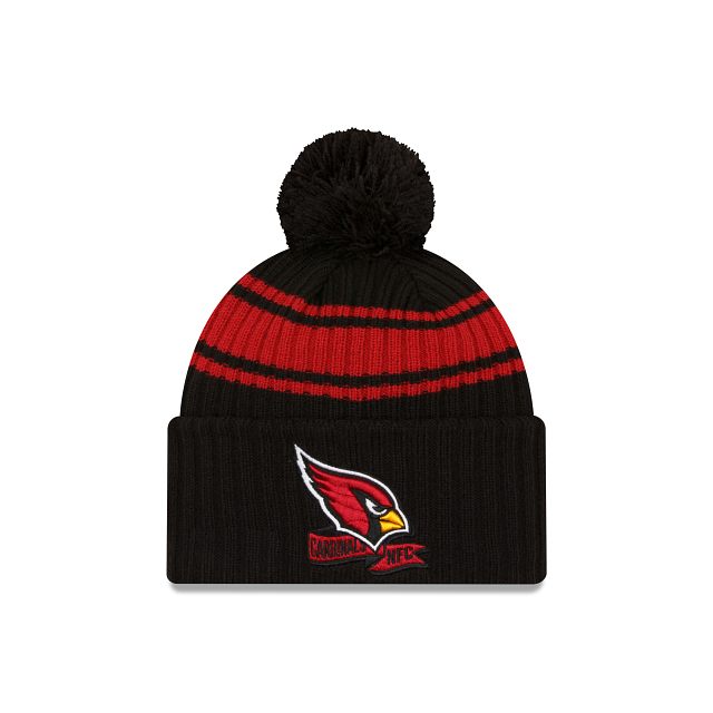 Arizona Cardinals 2022 Cold Weather Black Pom Knit