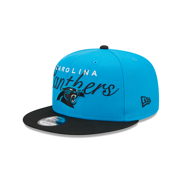 Carolina Panthers Script Overlap 9FIFTY Snapback