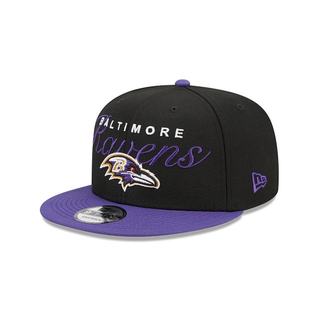 Baltimore Ravens Script Overlap 9FIFTY Snapback