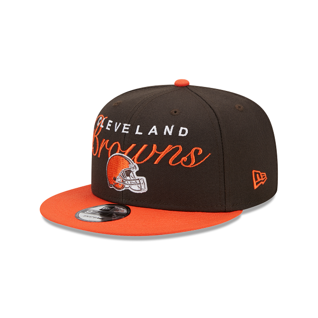 Cleveland Browns Script Overlap 9FIFTY Snapback