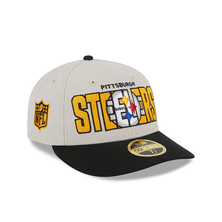 Pittsburgh Steelers New Era 59FIFTY Low Profile 2023 Draft Hat