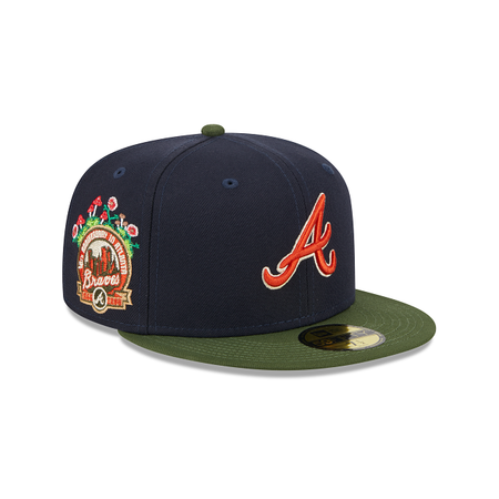 New Era Men's Navy Atlanta Braves 40th Anniversary Spring Training  Botanical 59fifty Fitted Hat, Fan Shop