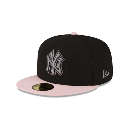 New Era New York Yankees Basic 59Fifty Fitted Cap Hat Black/White 11591127