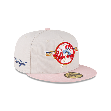 Just Caps Stone Pink New York Mets 59FIFTY Fitted Hat – New Era Cap