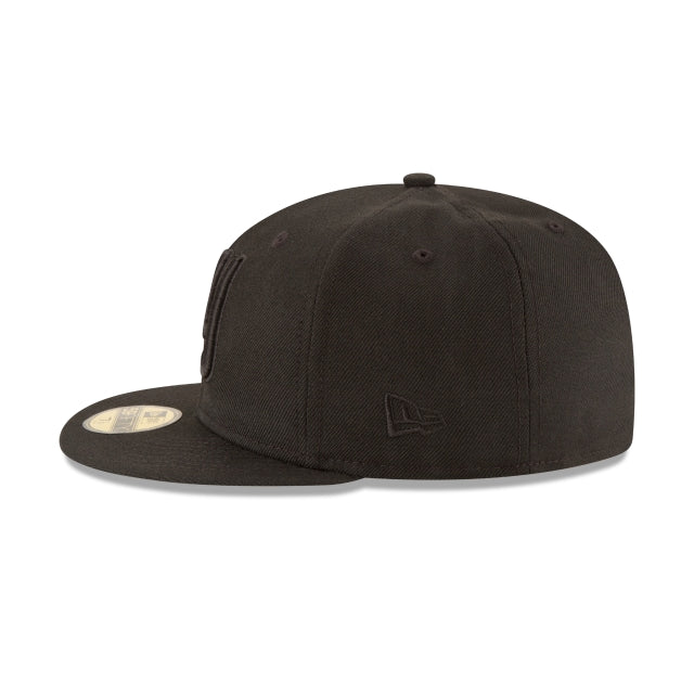 New York Giants Black On Black 59FIFTY Fitted