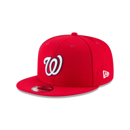 New Era 9Fifty MLB Atlanta Braves Basic Navy/Red Snapback Hat 11591082