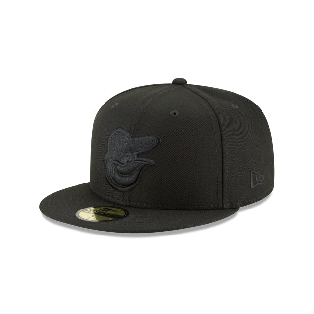 BALTIMORE ORIOLES BLACKOUT BASIC 59FIFTY FITTED