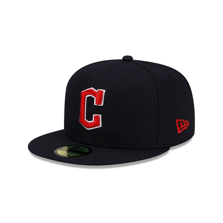 Cleveland Guardians Basic Black and White 59FIFTY Fitted Hat – New Era Cap