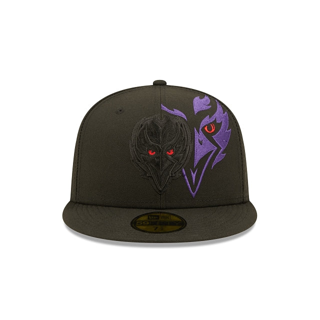 BALTIMORE RAVENS LOGO FEATURE 59FIFTY FITTED