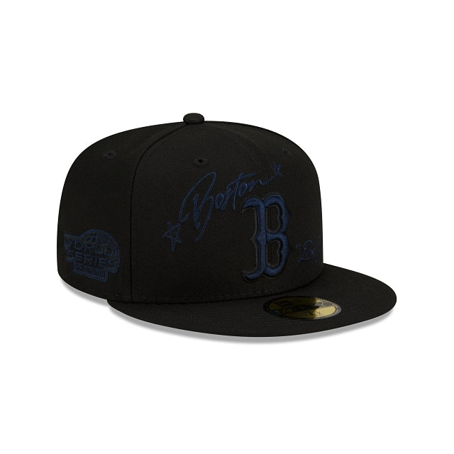 BOSTON RED SOX CURSIVE 59FIFTY FITTED