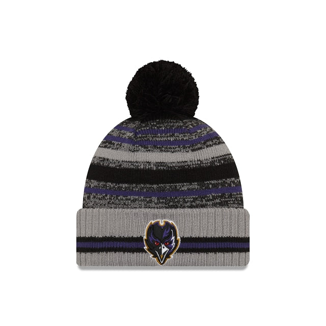 BALTIMORE RAVENS COLD WEATHER GRAY SPORT KNIT
