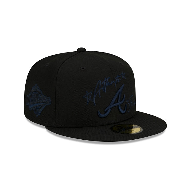 ATLANTA BRAVES CURSIVE 59FIFTY FITTED