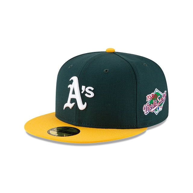 Oakland Athletics World Series Side Patch 59FIFTY Fitted Hat