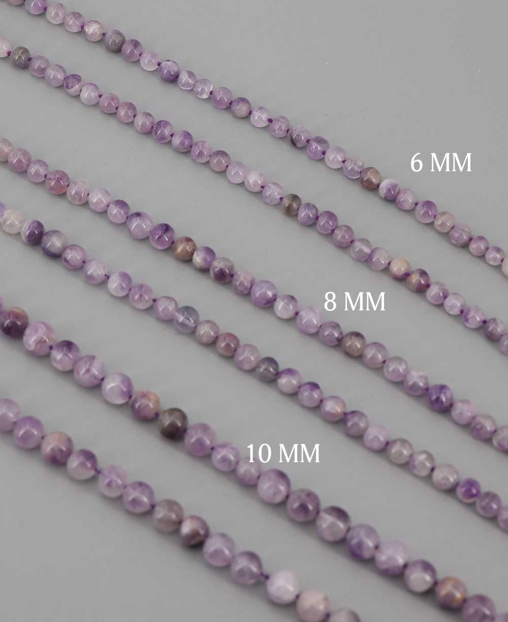 108 Beads Meditation Mala with Counters, Bone Inlay