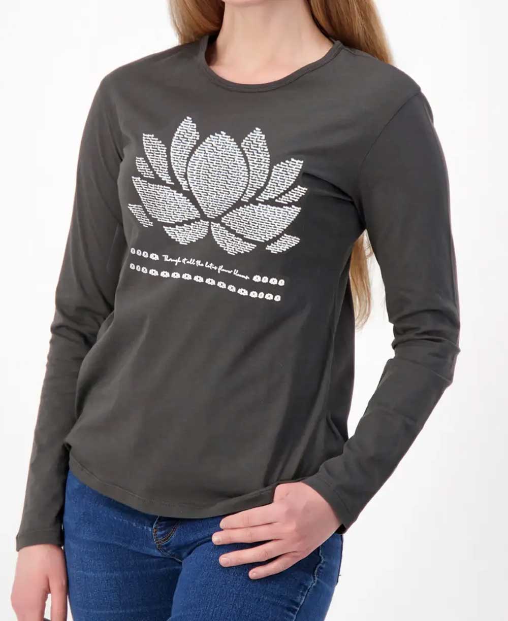 Fair Trade Organic Cotton Greatness Takes Time Long Sleeve Yoga